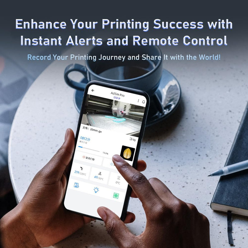 FLASHFORGE Adventurer 5M/5M Pro/AD5X 3D Printer Camera Kit | Real-Time Monitoring, Remote Surveillance via Flash Maker App, Prevent Printing Failures, Save Filament 3D Printer Camera Kit or Camera Kit