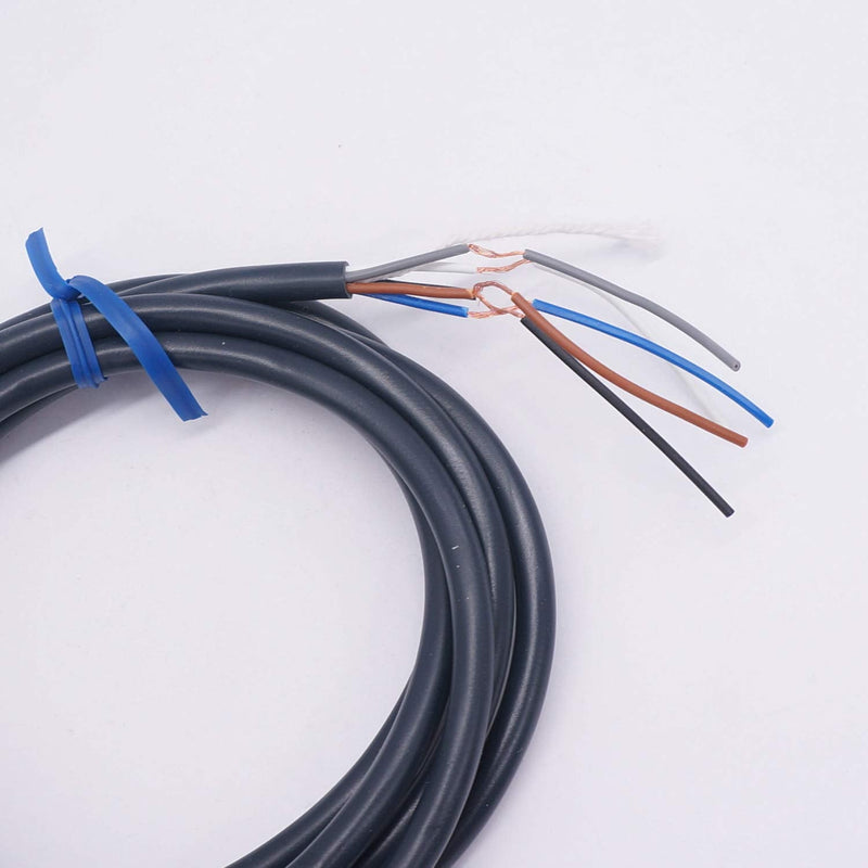 Taiss Photoelectric Beam Sensor Switch 30cm Detection Distance Diffuse Reflection Infrared Switch photoelectric Switch Sensor 12-240VDC 24-240VAC Proximity Switch E3JK-DS30M1 Detection distance: 30cm