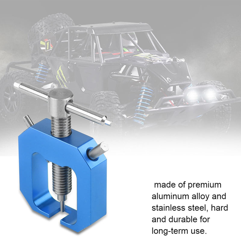 Mini Gear Pullers, RC Pinion Bearing Puller Stainless Steel Small Gear Puller Professional Tool Remover for RC Drift Wheels Motor Upgrade, Mini Gear Puller for RC Car Fan(Blue) Blue