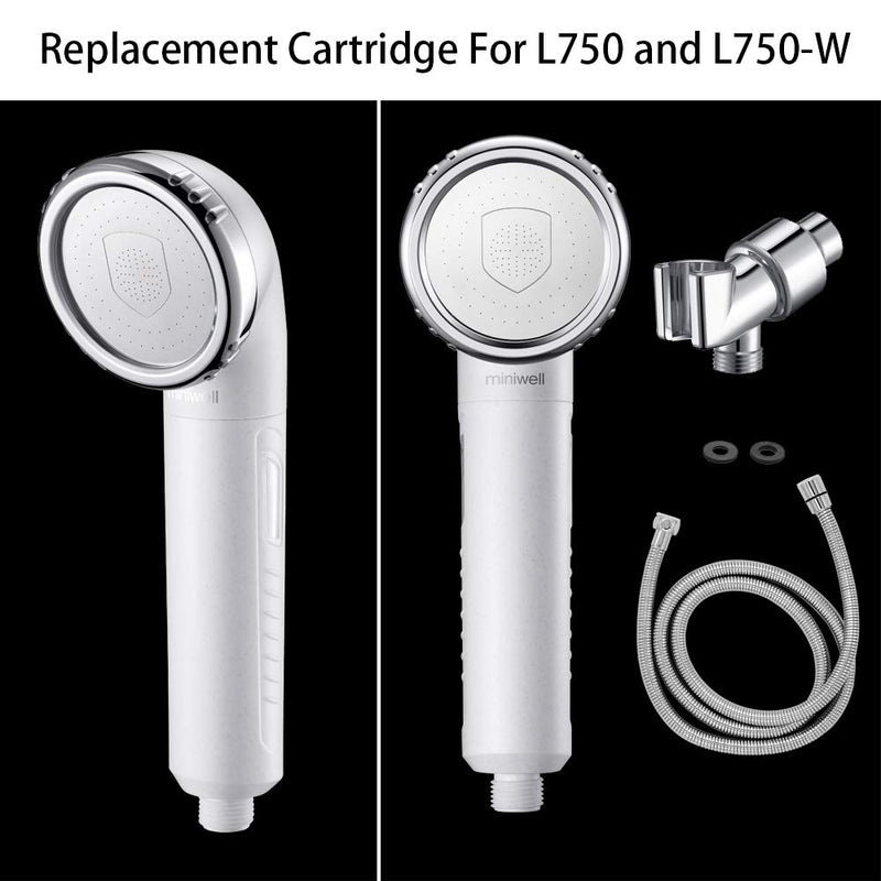 miniwell Shower Head Filter L750Series (Z-Replacement-3pcs) Z-Replacement-3pcs