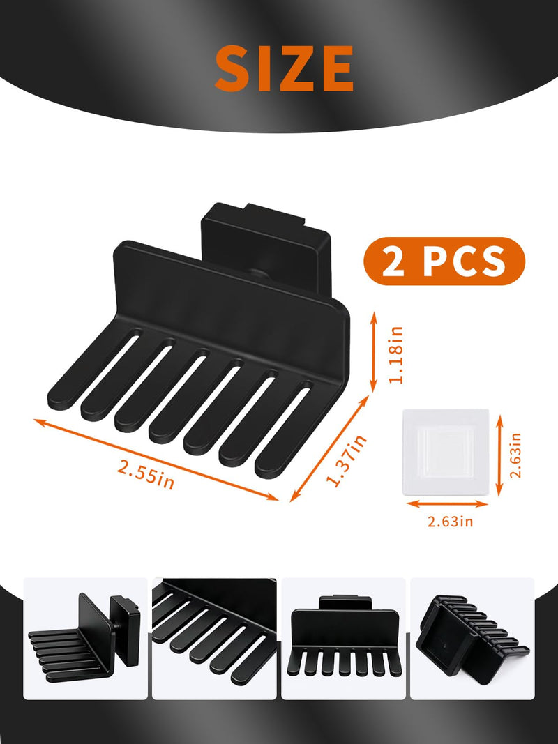 2 Pcs Watch Band Holder Organizer, Black, watch cases for men