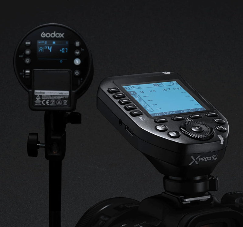 Godox XproII-S TTL 2.4G Wireless High Speed Sync 1/8000s, 11 Customizable Functions,5 Group Button,4 Function Buttons Offer Convenient Manipulation for Sony Camera (XPROII-S)
