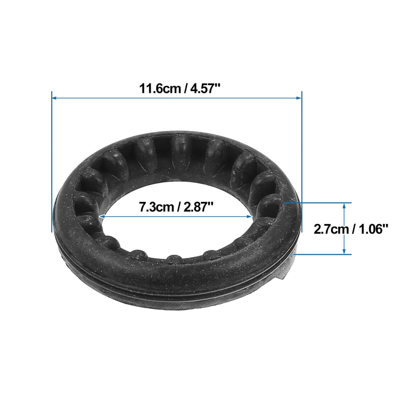 X AUTOHAUX 2 Pcs Black Rear Upper Suspension Coil Spring Insulator No.BP4K28012A for Mazda 3 04-13 for Mazda 5 06-10 for Mazda CX-7 07-12