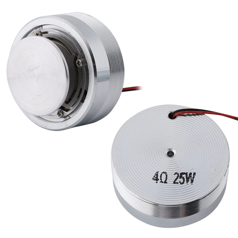 50MM 2 Inch Resonance Speaker Vibration Speaker Moving Coil Full Range 4 Ohm 25W Strong Bass 20Hz to 20kHz for Laptop Phone MP3 CD Audio Playback (8Ω 20W) 8Ω 20W