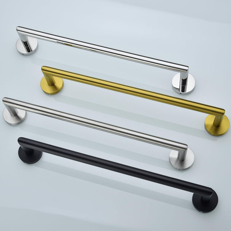 Bathroom Towel Bar, Bath Accessories Thicken Stainless Steel Shower Towel Rack for Bathroom, 18 Inch Towel Holder Wall Mounted Chrome Finish,96018-2-18C. Polished Chrome