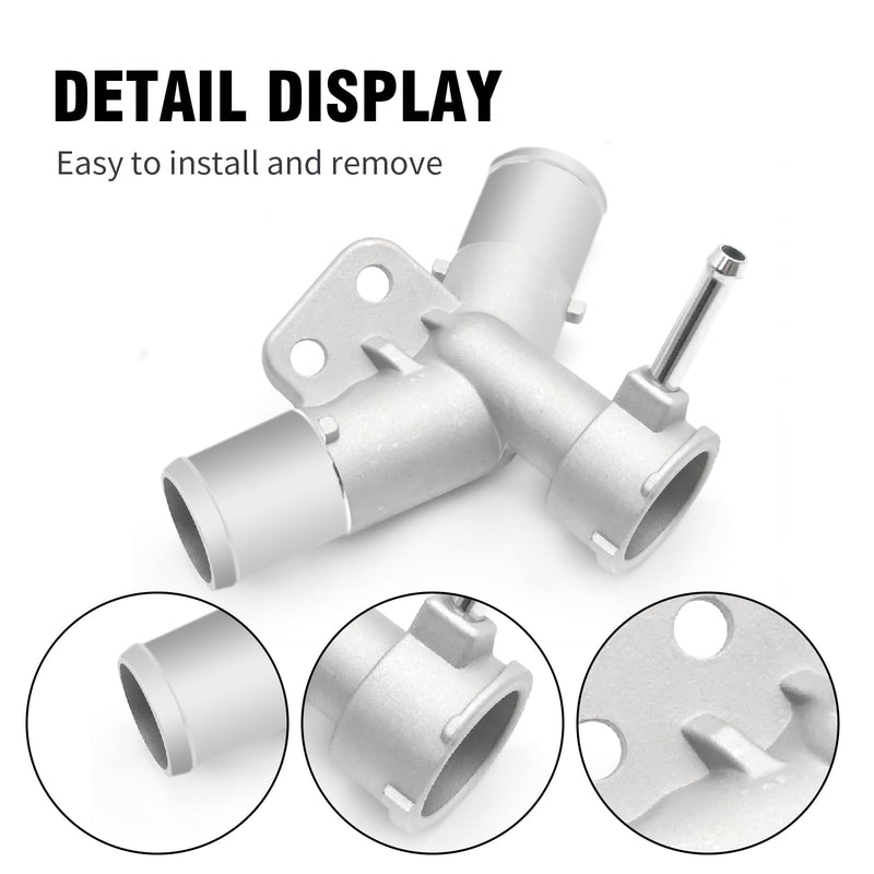 Aluminium Engine Radiator Filler Neck with Sealed Cap, Replacement for Toyota Yaris 2007-2018 1 Set, Replace# 1650221080