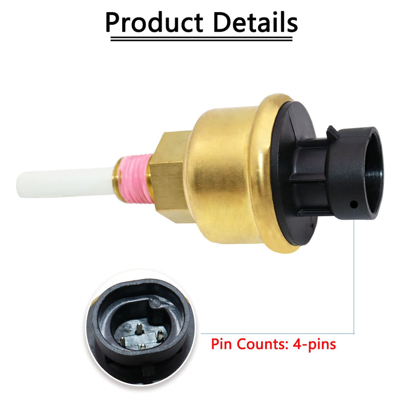 Coolant Fluid Level Sensor Switch 4903489 3612521 Compatible with Cummins L10 M11 ISM N14 ISX Same Freightliner 086714A0001