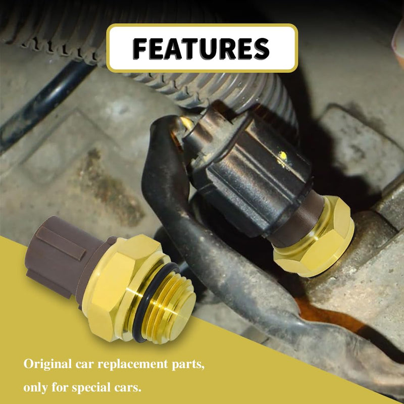 Radiator Coolant Fan Switch, Water Temperature Sensor, 37760-P00-003/004 Engine Temp Sensor, Compatible with Honda Civic CR-V Element Acura MDX TSX
