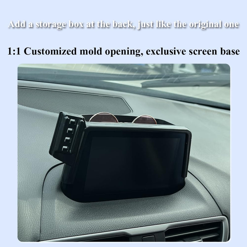 Car Phone Holder for Mazda 3 Auto Accessories [Only for Mazda 3 2017-2018] [Auto Lock Hands Free Cell Phone Mount Car fits for iPhone & All Smartphones]