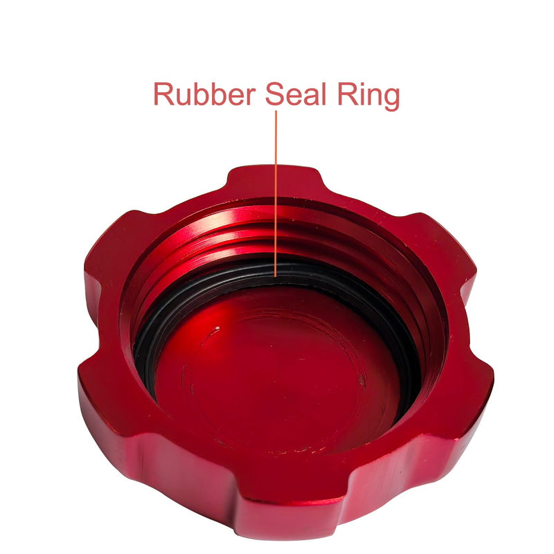 Aluminum Fuel Tank Cap Gas Cap Compatible with Can Am 2018-Up Maverick X3 Trail Sport Traxter Defender Commander 1000 700 800 Part # 709000868 Red