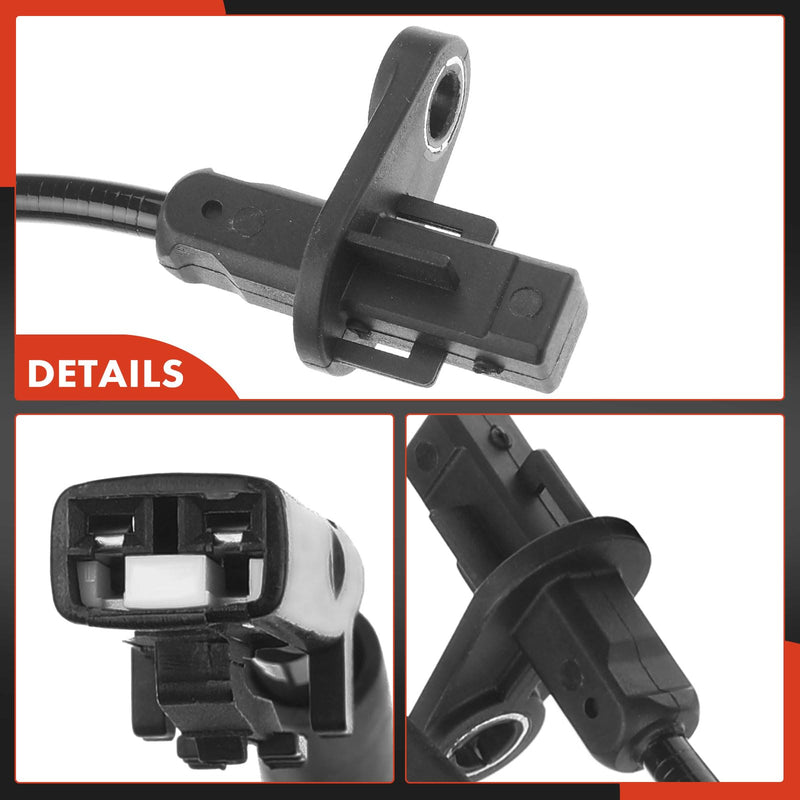 A-Premium Front Left and Right ABS Wheel Speed Sensor Compatible with Hyundai Models - Elantra 2012-2016, Elantra GT 2013-2017 - Front Driver and Passenger Side, 2-PC Set, Replace# 59830A5300