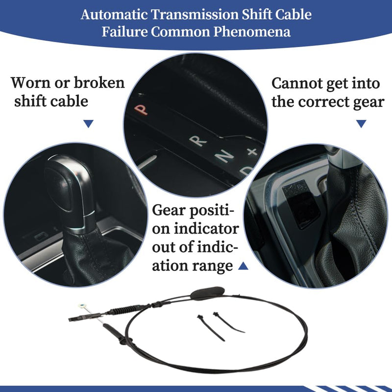 15037353 Automatic Transmission Gear Shift Cable Compatible with Chevrolet C1500 C2500 C3500 Gmc Yukon