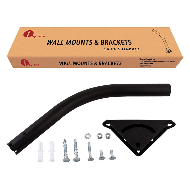 Antenna Mount - 1 BY ONE Attic Adjustable Weather Proof Outdoor TV Antenna Mounting Pole Universal Mount Brackets - Easy Installation, Solid Structure - Perfect for Weather Station System 1byone mount pole