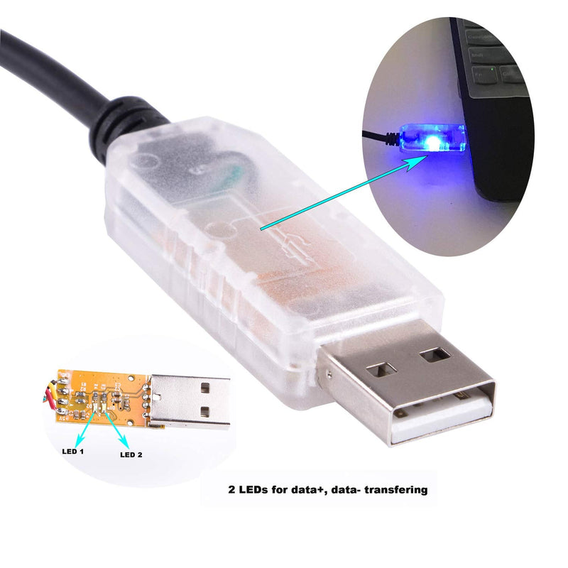 USB to DMX512 3PIN XLR Interface Adapter Freestyler Software Computer PC Stage Lighting Controller Dimmer DMXControl RS485 Serial Converter Cable Support Win7/8/10/Mac/Linux/vista (Length:3.28ft) Length:3.28ft