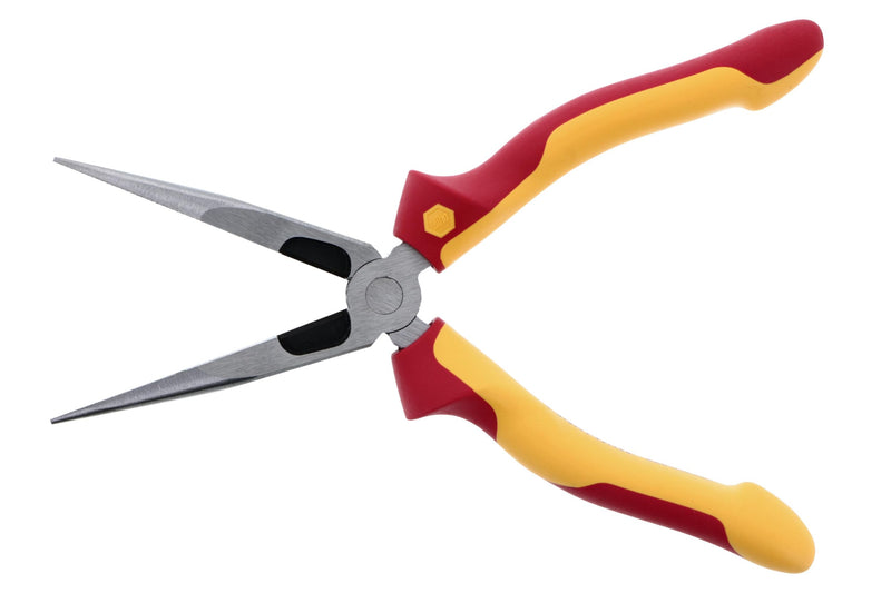 Wiha 32923 8-Inch Insulated Industrial Long Nose Pliers