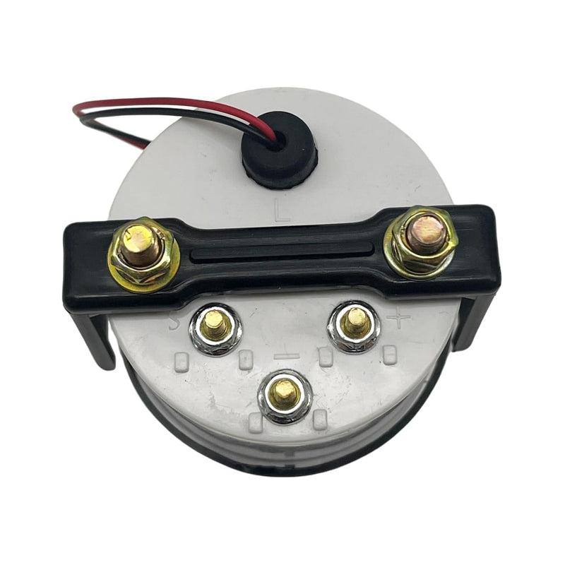 Fuel Level Gauge 2" 52mm E-1/2-F Pointer Universal Fuel Tank Meter with LED Backlight 12V Compatible with Car RV Yacht Boat Motorcycle