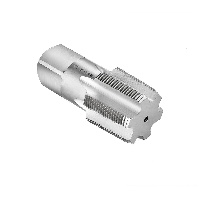 1-1/2"-11-1/2" NPT Pipe Thread Taps (1) - High Speed Steel - Straight Fluted - Extended Shank 1-1/2"-11-1/2 NPT