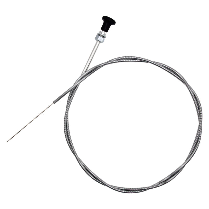 HAKATOP 237 Rotary Universal Push Pull Choke Cable for Tractors 290831 63 inch Inner 60 inch (2-3/4" Travel)