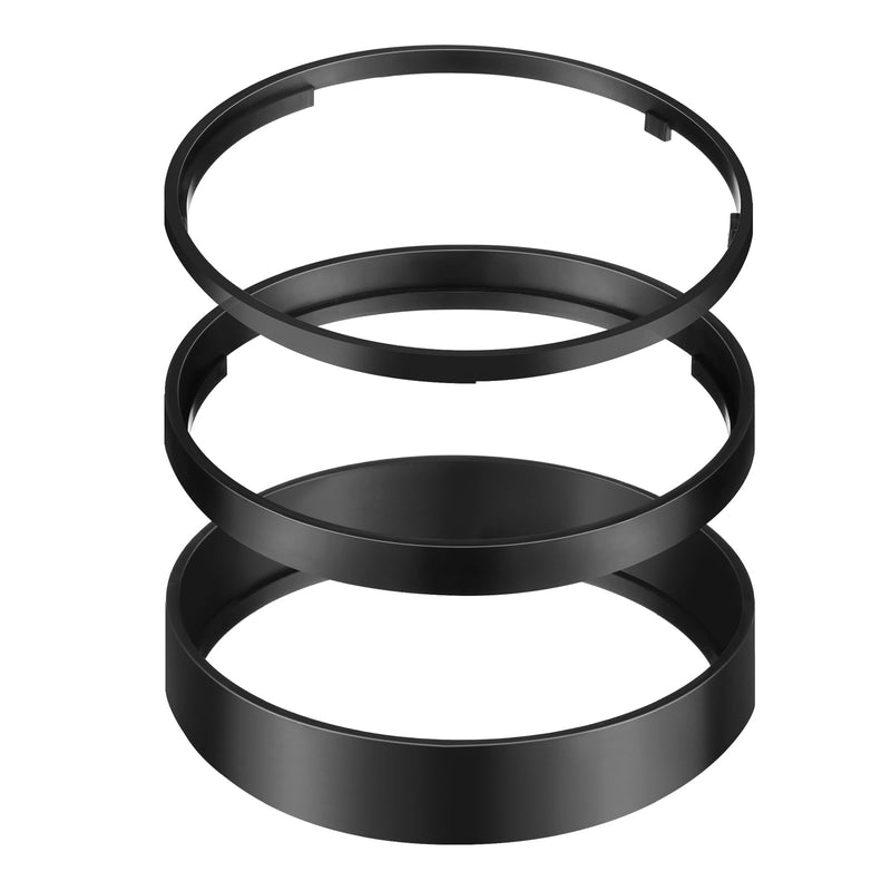 6 Pcs Air Cleaner Riser Kit Air Cleaner Carburetor Spacer Replacement Accessories 5 1/8 Inch Diameter Black Plastic Gas Filter Spacer