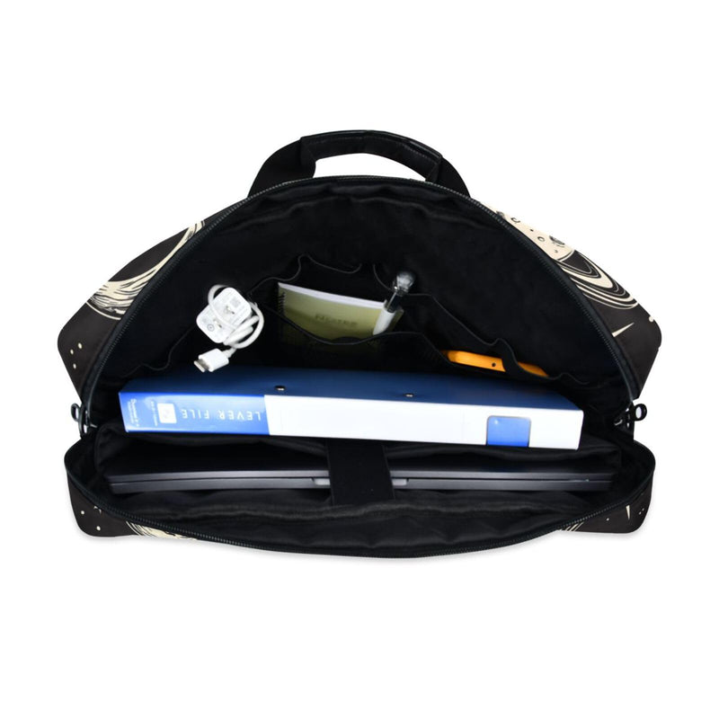 Stars Moon Sun Print Laptop Case 15.6 inch Computer Bag | Waterproof Laptop Briefcase Laptop Bag for Women & Men Stars Moon Sun