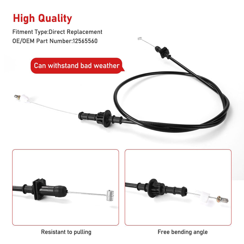 5.7L LS1 Throttle Cable Compatible with Chevy Camaro/Pontiac Firebird 2000-2002 12565560