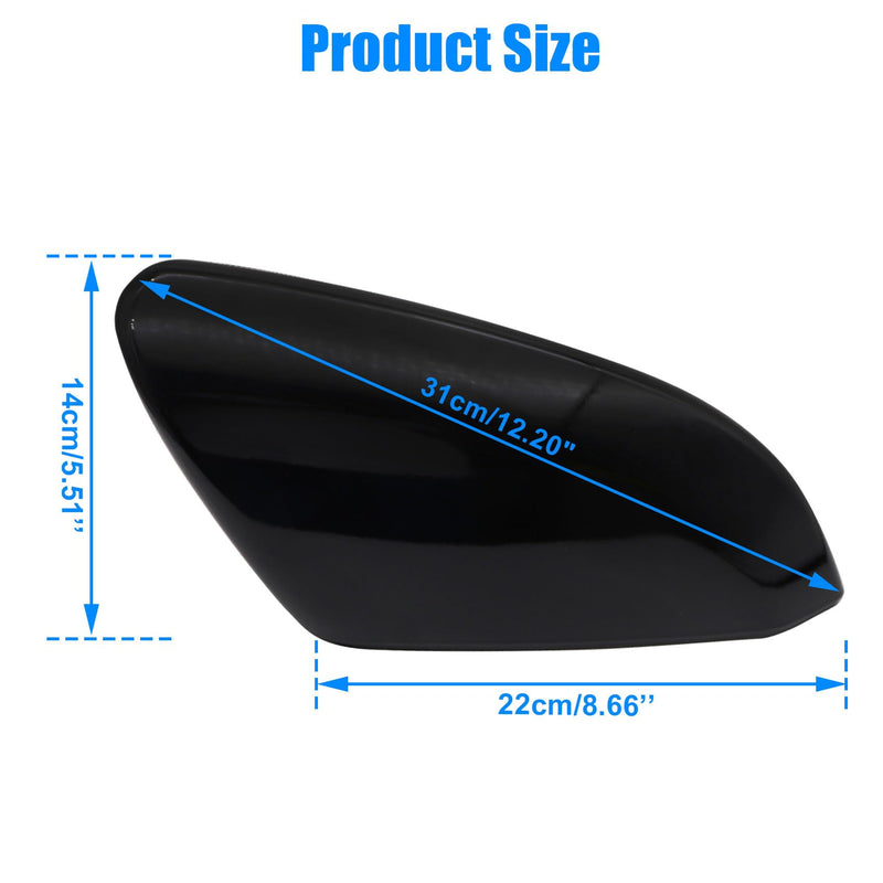 Priprilod Right Passenger Side Mirror Cap Cover Compatible With Honda Civic 2016 2017 2018 2019 2020 2021 Glossy Black 76201-TBA-A11ZF 76201-TBA-A21ZG