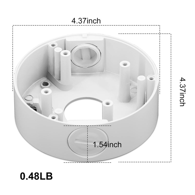 Anpviz Ceiling Mount Junction Box Bracket JB3X, Full Metal Design, Compatible IP PoE Cameras U Series IPC-D240/250/280/3240/3A83/3243 Model Camera