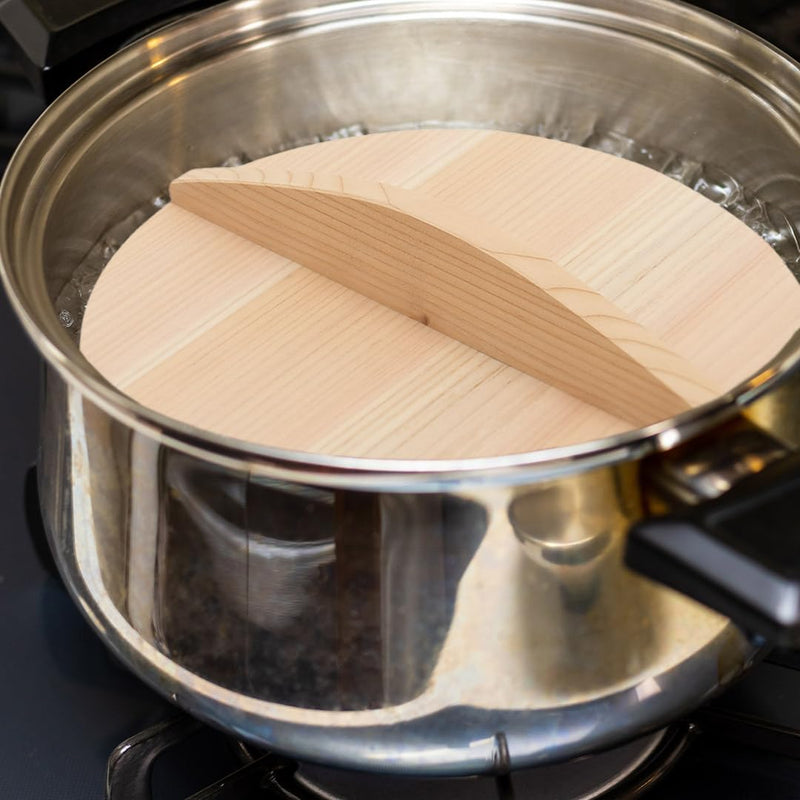 TIKUSAN Wooden Cooking Drop Lid Otoshibuta Made in Japan (6.3" (16cm)) 6.3" (16cm)