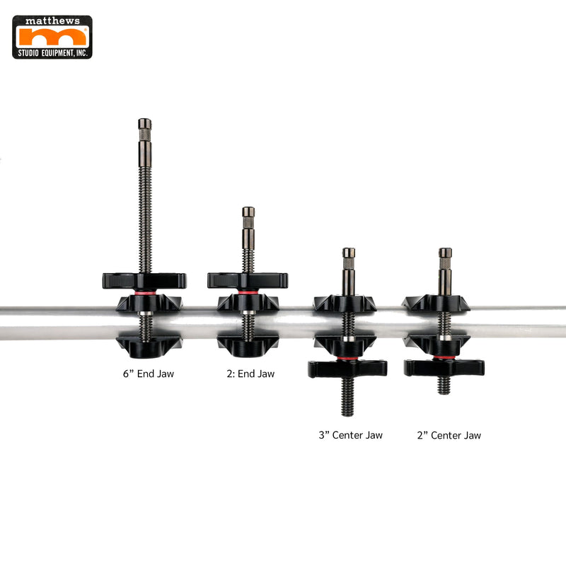 Professional, Studio-Grade 3" Center Jaw Black Matthellini Clamp Limited Edition Hardware for Mounting Cameras, Lights, Diffusion, Accessories for Content Creators, Photographers, and Filmmakers