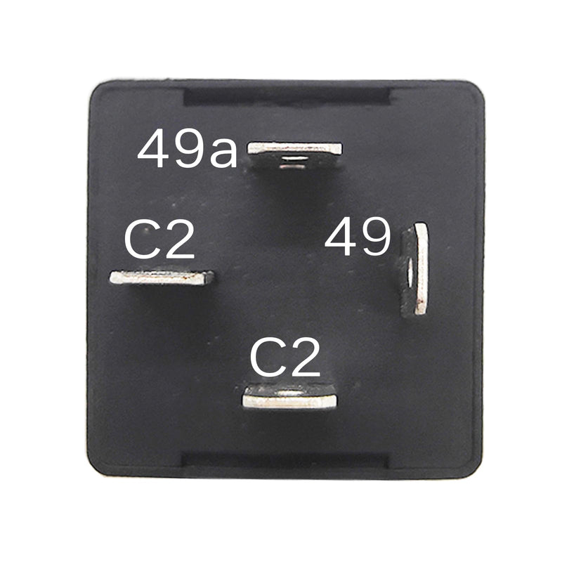 4 pin EP26 LED Turn Signal Flasher Relay Compatible with Jeep TJ Wrangler 1997 1998 1999 2000 Compatible with Dodge Grand Caravan NEON 93-99 56009339 Hazard Warning Relay (Not fit 01-06 TJ Wrangler)