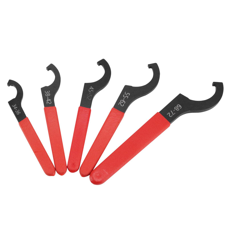 PRO BAT Universal Motorcycle Shock Absorber Spanner Wrench Hook Pin Spanner Wrench Shocker Shokie Adjusting Tools C Spanner for Pit Quad Dirt Bike ATV 34-36