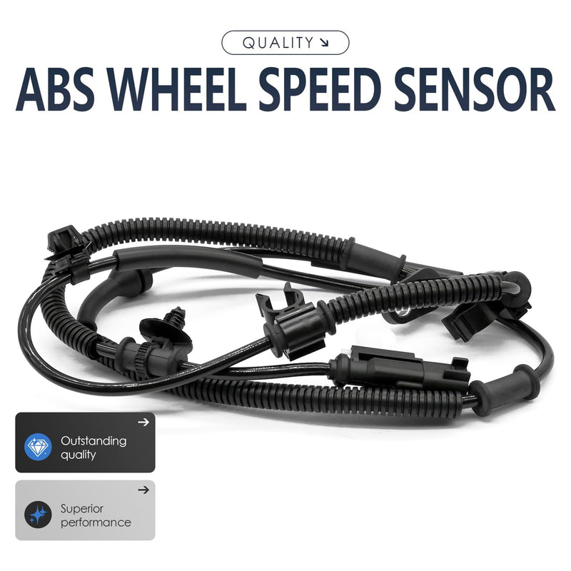 2PCS Rear Left and Right Abs Wheel Speed Sensor Compatible with Ford F-150 BL3Z2C190C BL3Z2C190D BL3Z2C190E BL3Z2C190F ALS2247 ALS2245 Harley-Davidson Edit 11 12 13 14 2011 2012 2013 2014