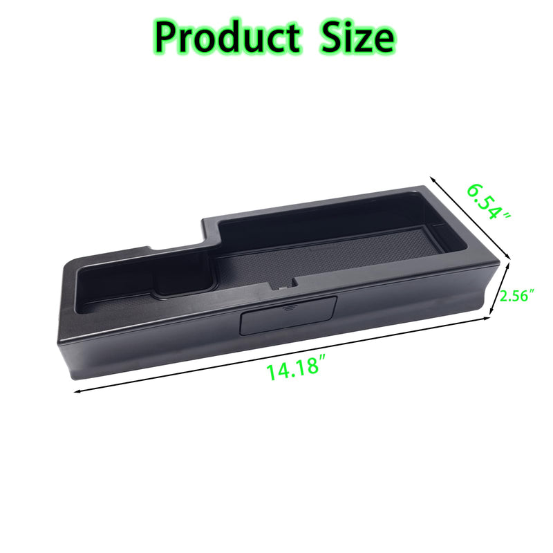 Glove Box Organizer Compatible with 2015-2020 Ford F150 Accessories Interior Hidden Glove Storage Compartment Organizer Tray ABS Materials
