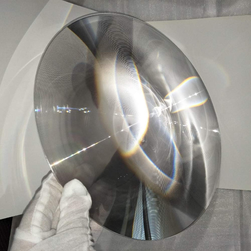 2-Pack Large Fresnel Lenses Φ300mm(11.81"), Focal Length 360mm, Acrylic Magnifier for Solar Heating, Solar Cooking, Visual Education. (Focal Length 360mm)