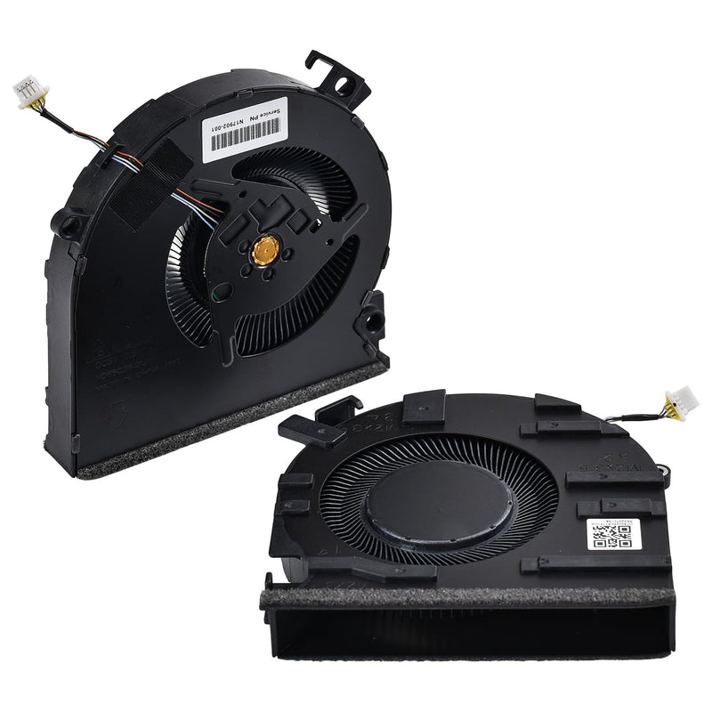 Replacement CPU w/GPU Cooling Fan for HP Victus 15-FA 15-FB 15-fa0031dx 15-fa0032dx 15-fa0033dx 15-fa1163dx 15-fb0157ax 15-fb0028nr 15-fb0122la Series Laptop P/N: N13304-001 N17902-001 DFS5K22B056737