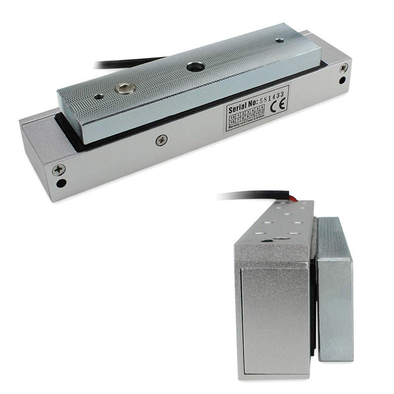 350Lbs(180KG) Holding Force Electromagnet Magnetic Electric Lock 12V Singe Door