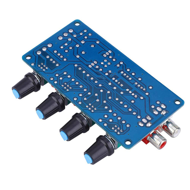 Generic NE5532 Preamplifier Board 10X Stereo Preamp with Treble Mediant Bass Volume Control for Dual AC 12V-18V Power Supply