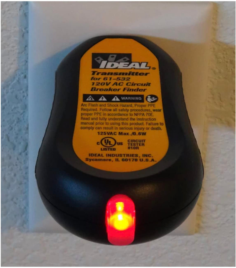Ideal Electrical 61-532 Circuit Breaker Finder 120V,Black/Yellow