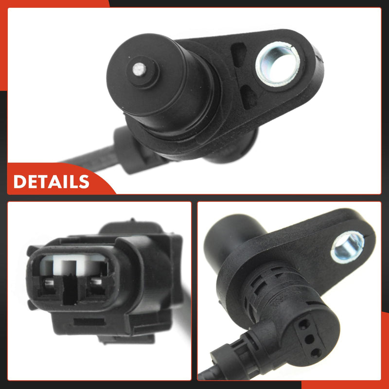 A-Premium ABS Wheel Speed Sensor Compatible with Toyota & Lexus Models - Camry 2006-2011, ES350 2007-2011 Sedan - Front Driver and Passenger Side, Replace# 89543-33080, 89542-33090