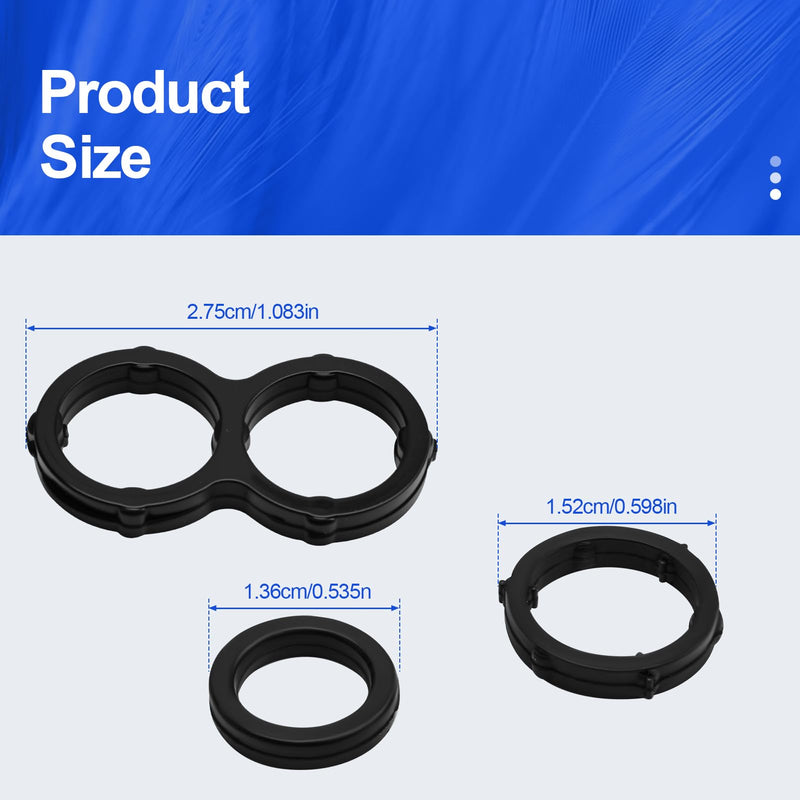 Camshaft Bearing Cap Hole Gasket Compatible with Sequoia Sienna RAV4 Avalon Camry FJ Cruiser Venza 4Runner Highlander Part Numbers 11159-31010 90430-10024 11159-38010
