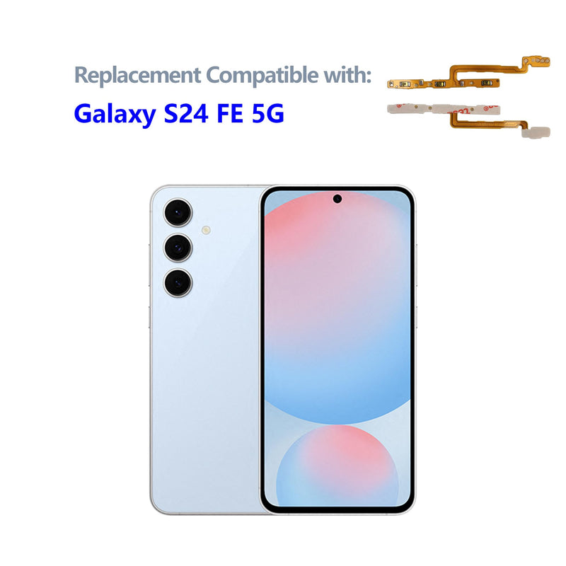 New Power Button & Volume Button Flex Cable Replacement for Galaxy S24 FE 5G SM-S721U