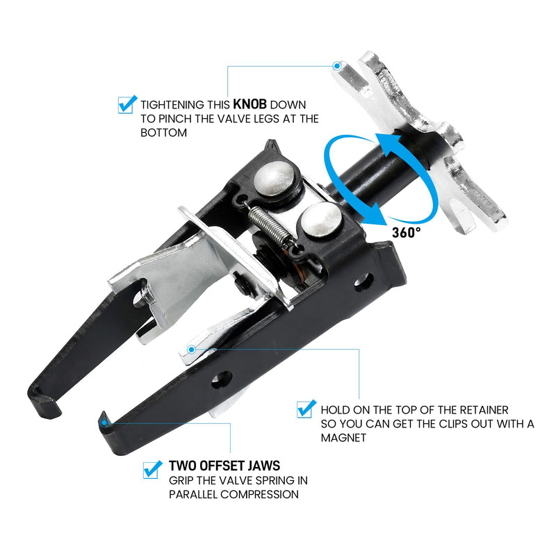 Overhead Valve Spring Compressor Tool Universal Automotive Engine Valve Spring Removal Tool Universal Overhead Valve Spring Compressor