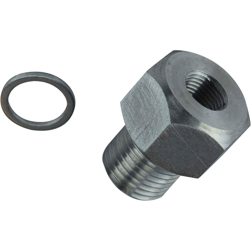 ICT Billet Oil Pressure Sensor Gauge Adapter Male M16-2.0 Adapter Female 1/8-27 NPT Engine 551142