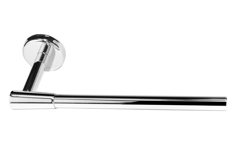 HELVEX Deco Collection Small Towel Bar Bathroom Accessory, Bathroom Towel Holder Bathroom Hardware, Polished Chrome Finish UDC-09-PC Silver Small Towel Bar - Deco Collection