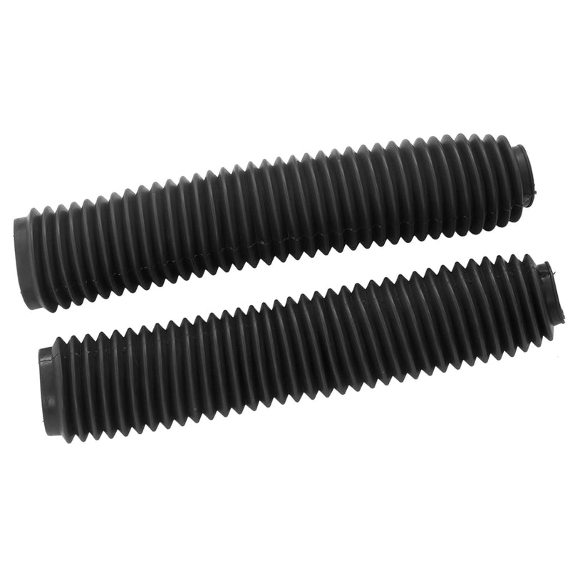 Aramox Shock Absorber Boots, Pair Motorcycle Front Fork Shock Boots Dust Cover Replacement for SUZUKI RM125 DR250 DRZ400 400 (Black) Black