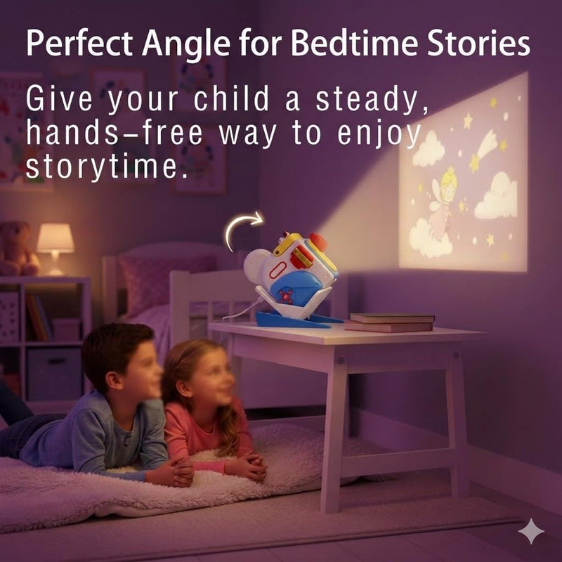 Adjustable Story Dream Machine Mount: 5-Position Safe Stable Holder for Little Tikes Story, Enhances Bedtime Story Fun Suitable for Helping Little Angel Sleep Peacefully