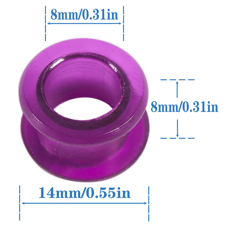 33820-02370 33835-08010 Automatic Transmission Gear Shift Cable Bushing Repair Kit 2Pack&2Clips for Toyota Corolla Matrix 1.8L 2003 2004 2005 2006 2007 2008 03 04 05 06 07 08 Purperl +Black