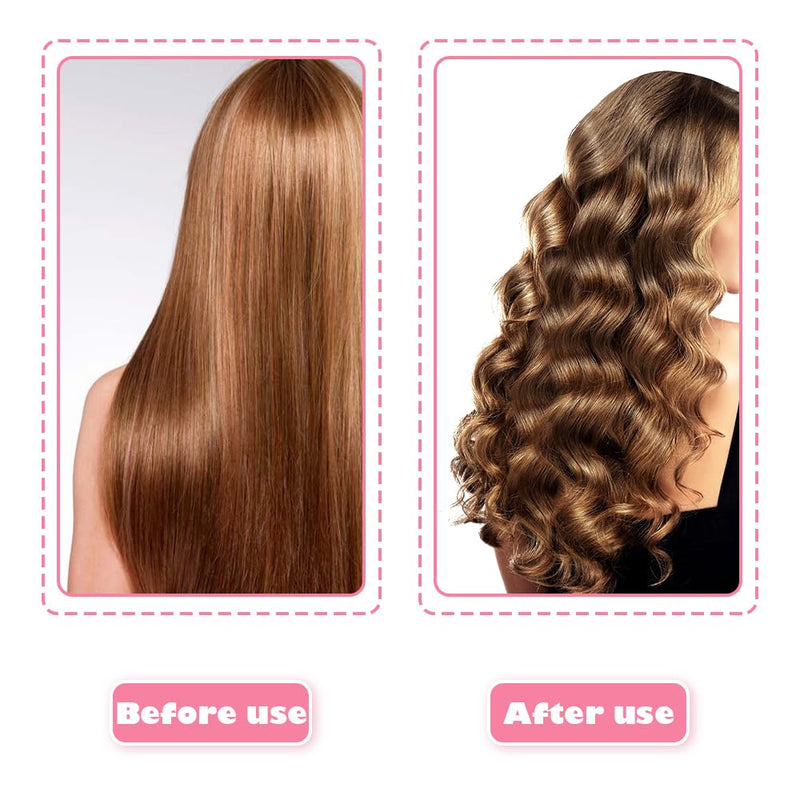 16 Pcs Foam Sponge Hair Rollers, Large Pink Soft Curlers for Women & Girls, Flexible Sleeping Curlers, DIY Hair Styling Tools, 30mm Size