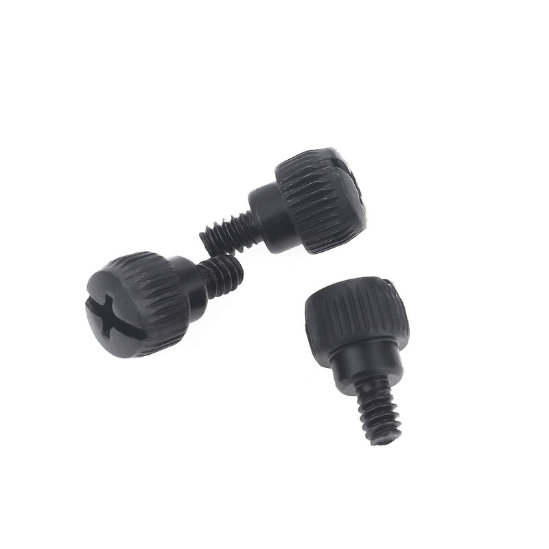 50 Pieces 6#-32x5 Computer Case Thumb Screws, Black