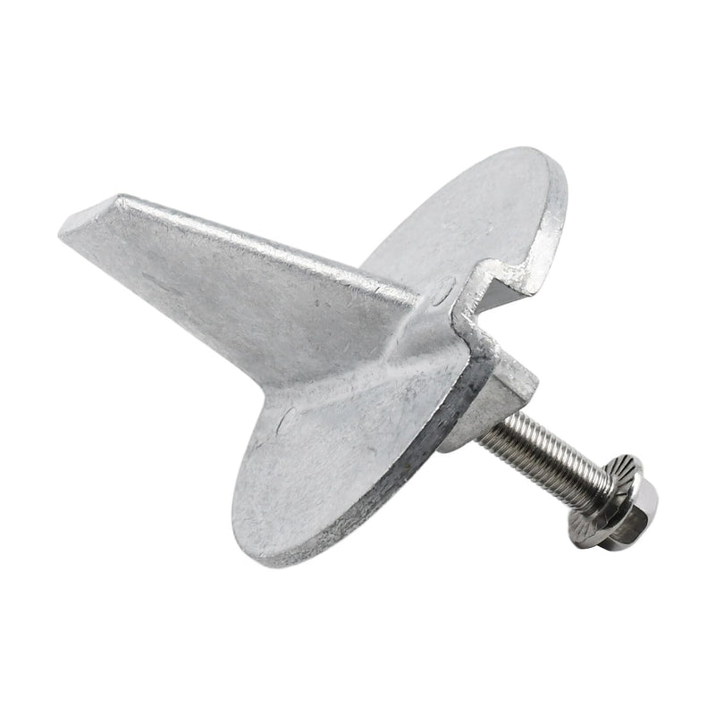 6E5-45371-01 Zinc Trim Tab Boat Outboard Engine Anode Compatible with Yamaha Outboard Engine 115HP-225HP 2/4-stroke Replace 18-6097